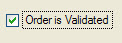 This figure shows an example of a CheckBox widget.